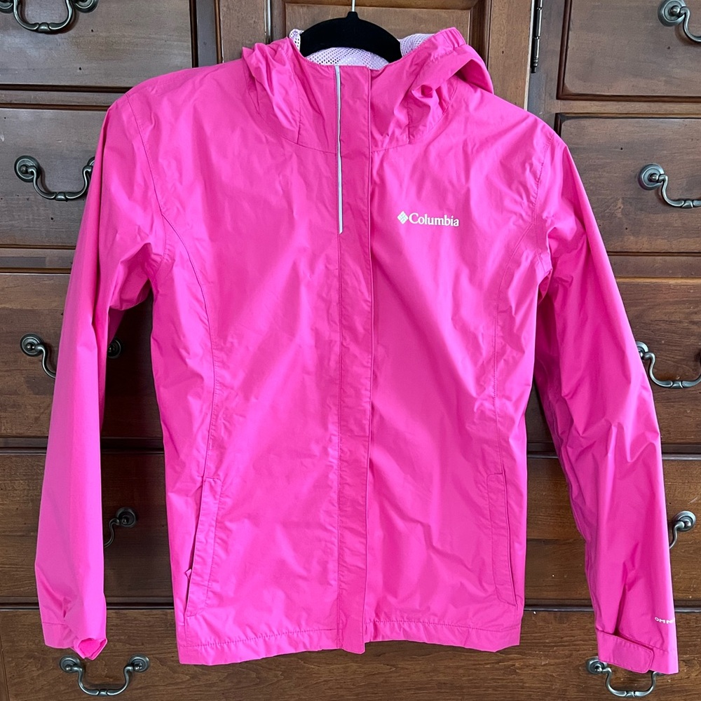 Girls Columbia full zip Windbreaker